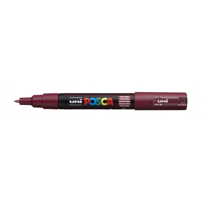 Posca PC-1M Marqueur Peinture - Pointe Conique 0.7mm - Encre à Base d'Eau - Résistant à la Lumière - Non Permanent - Couleur