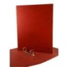 Mariola Classeur 2 Anneaux Carton Recouvert de Papier Plastifié Cuir - Format Folio à l'Italienne - Anneaux Mixtes 25mm