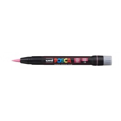 Posca PCF-350 Marcador de Pintura - Ponta Acrílica Estilo Pincel - À Base de Água - Não Permanente - Resistente à Luz - Inodoro