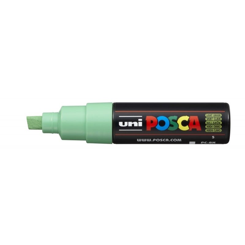 Posca PC-8K Paint Marker - 8mm Acrylic Chisel Tip - Water-Based Ink - Non-Permanent - Light Resistant - Odourless - Ideal for