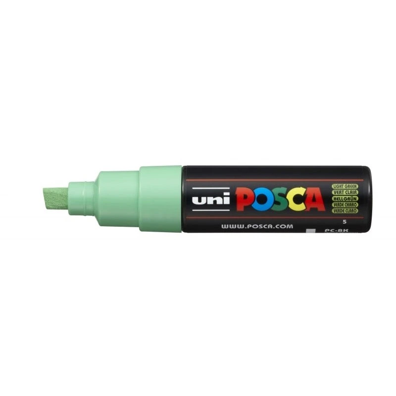 Posca PC-8K Paint Marker - 8mm Acrylic Chisel Tip - Water-Based Ink - Non-Permanent - Light Resistant - Odourless - Ideal for