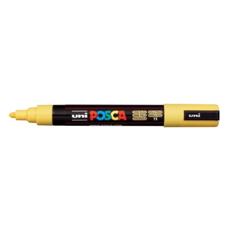 Posca PC-5M Marcador de Pintura - Ponta de Poliéster 1,8-2,5mm - Tinta Base de Água - Resistente à Luz - Não Permanente - Cor