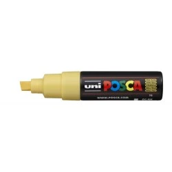 Posca PC-8K Marcador de Pintura - Ponta Biselada Acrílica 8mm - Tinta Base de Água - Não Permanente - Resistente à Luz