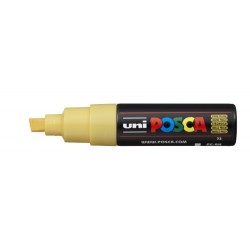 Posca PC-8K Paint Marker - 8mm Bevelled Acrylic Tip - Water-Based Ink - Non-Permanent - Light Resistant - Odourless - Straw