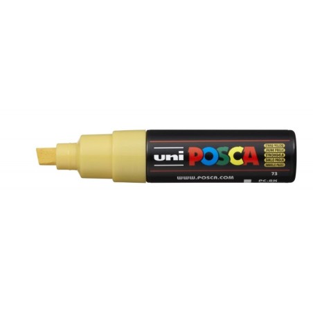 Posca PC-8K Marcador de Pintura - Ponta Biselada Acrílica 8mm - Tinta Base de Água - Não Permanente - Resistente à Luz