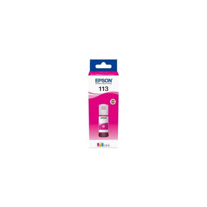 Bouteille d'encre pigmentée originale Epson 113 magenta - C13T06B340