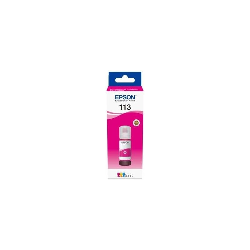 Bouteille d'encre pigmentée originale Epson 113 magenta - C13T06B340