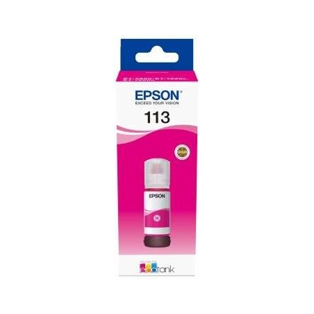 Bouteille d'encre pigmentée originale Epson 113 magenta - C13T06B340