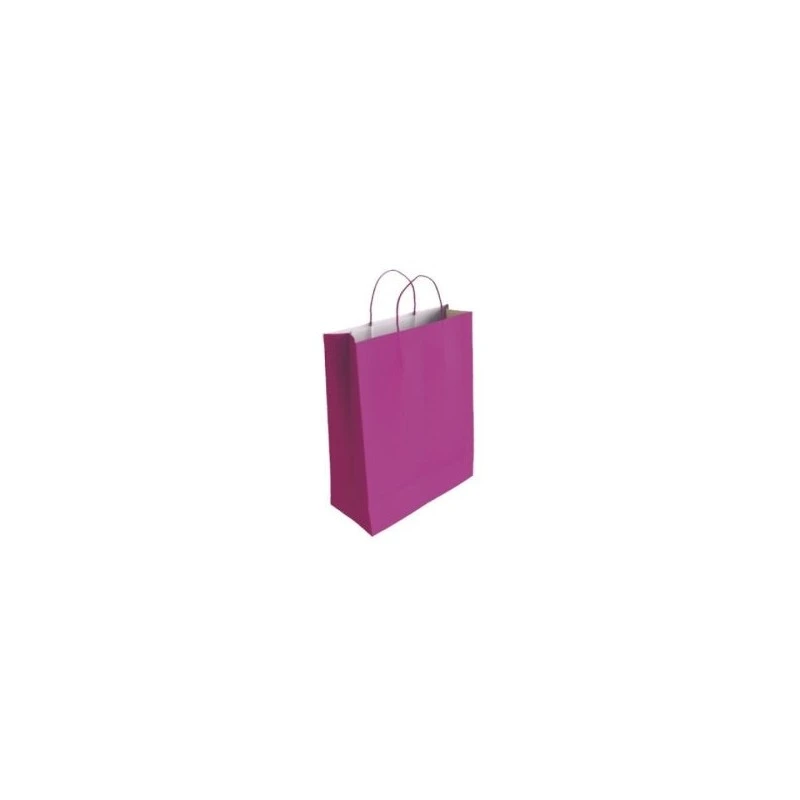 Bismark Cellulose Paper Bag - Size 24x8x18cm - Fuchsia