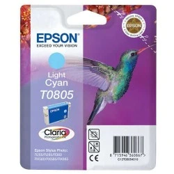 Epson T0805 Tinteiro Ciano Light Original - C13T08054011