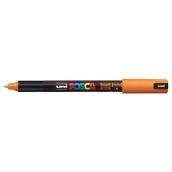 Posca PC-1MR Marqueur de Peinture - Pointe Roller en Fibre 0.7mm - Ligne Extrafine - Encre Pigmentée à Base d'Eau - Résistant à