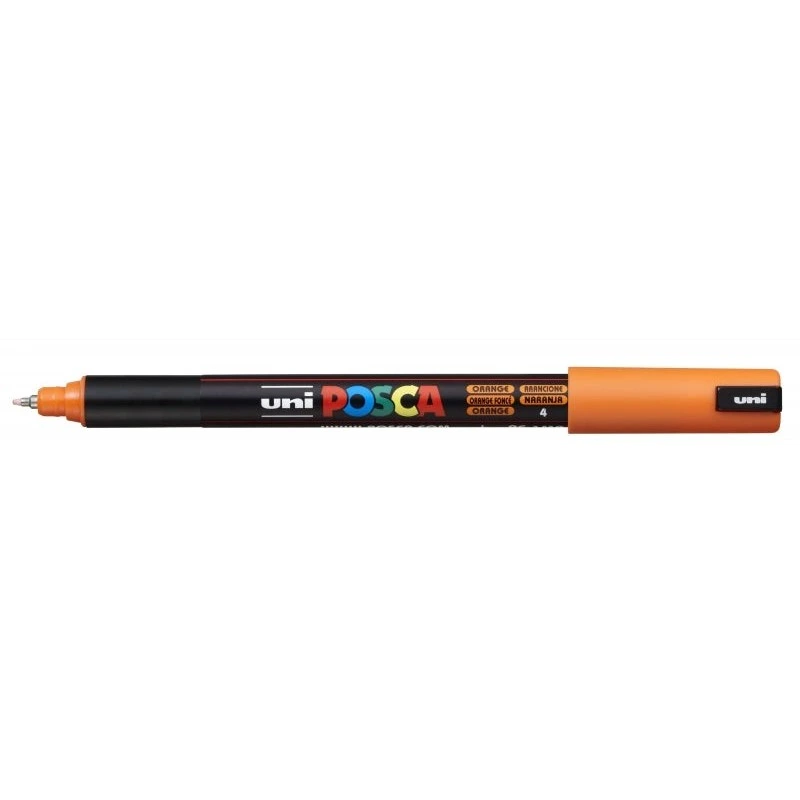 Posca PC-1MR Marqueur de Peinture - Pointe Roller en Fibre 0.7mm - Ligne Extrafine - Encre Pigmentée à Base d'Eau - Résistant à
