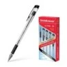 Erichkrause Boligrafo Ultra-30 - Recargable con Punta Fina Fine Tip - Cuerpo Transparente con Agarre de Goma - Tinta Color