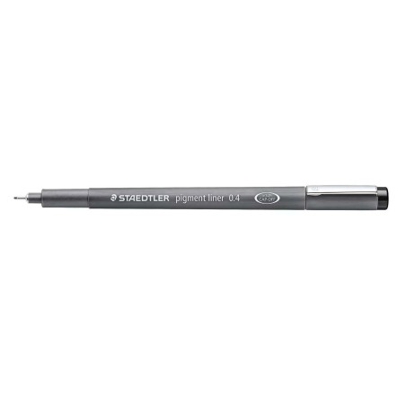 Staedtler Pigment Liner 308 Fineliner Pen - 0.4mm Line Width - Quick Drying - Black
