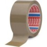 Tesa 4089 Ruban d'Emballage 50mm x 66 Mètres - Fabriqué en Polypropylène - Adhésif en Caoutchouc Naturel - Couleur Marron