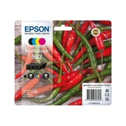 Epson 503 Pack de 4 Cartouches d'Encre Originales - C13T09Q64010