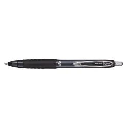 Uni-ball UMN-207E Rollerball - 0.7mm Ball Tip - Anti-Fatigue Rubber Grip - Pigmented Ink Resistant to Light and Water - Black