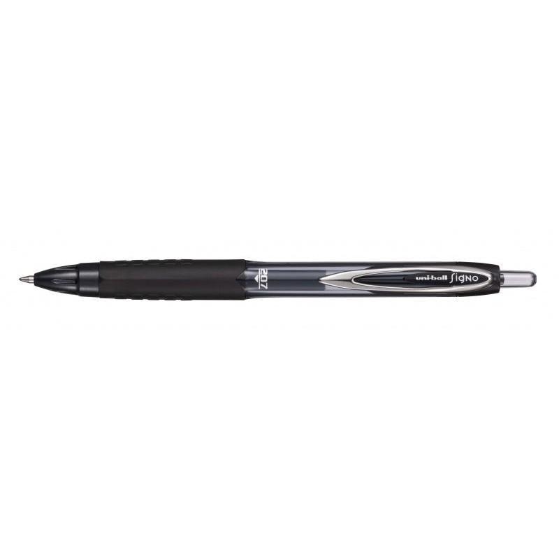 Uni-ball UMN-207E Roller - Punta de Bola 0.7mm - Grip de Caucho Antifatiga - Tinta Pigmentada Resistente a Luz y Agua - Color