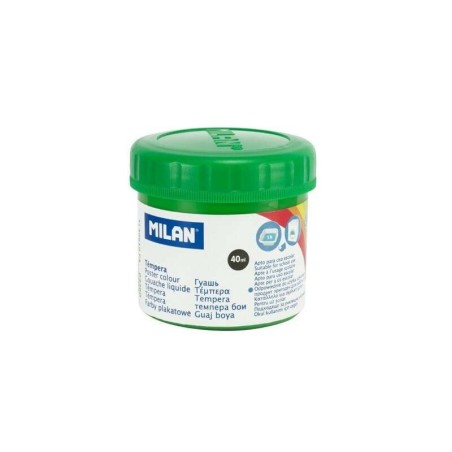 Milan Pot de Gouache 40ml - Séchage Rapide - Mélangeable - Couleur Vert Clair