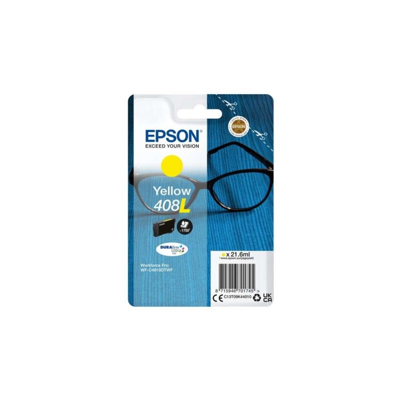 Epson 408L Jaune Cartouche d'encre Original - C13T09K44010