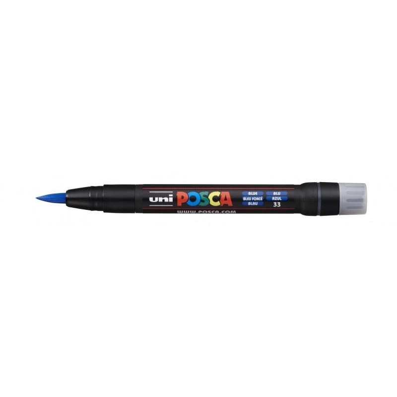 Posca PCF-350 Marcador de Pintura - Punta Acrilica Estilo Pincel - Tinta Base al Agua - Resistente a la Luz - No Permanente