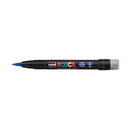 Posca PCF-350 Marcador de Pintura - Punta Acrilica Estilo Pincel - Tinta Base al Agua - Resistente a la Luz - No Permanente