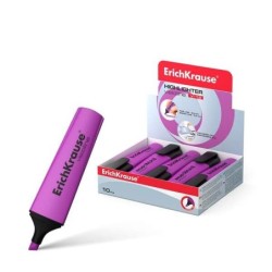 ErichKrause Visioline V-12 Highlighter - Chisel Tip - Water-Based Ink - Violet