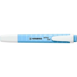 Stabilo Swing Cool Pastel Marcador Fluorescente - Cuerpo Plano - Punta Biselada - Trazo entre 1 y 4mm - Tinta con Base de Agua