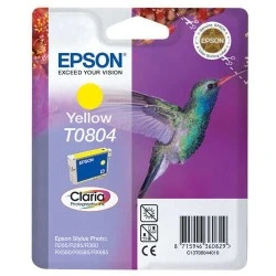 Epson T0804 Yellow Ink Cartridge Original - C13T08044011