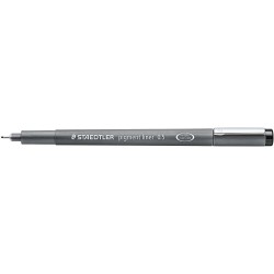 Staedtler Pigment Liner 308 Fineliner - 0.5mm Line Width - Quick Drying - Black