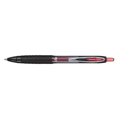 Uni-ball UMN-207E Roller à Encre - Pointe Bille 0.7mm - Grip en Caoutchouc Anti-fatigue - Encre Pigmentée Résistante à la