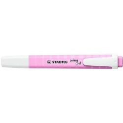 Stabilo Swing Cool Pastel Marcador Fluorescente - Cuerpo Plano - Punta Biselada - Trazo entre 1 y 4mm - Tinta con Base de Agua