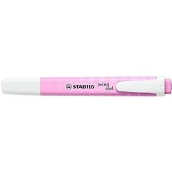 Stabilo Swing Cool Pastel Marcador Fluorescente - Cuerpo Plano - Punta Biselada - Trazo entre 1 y 4mm - Tinta con Base de Agua