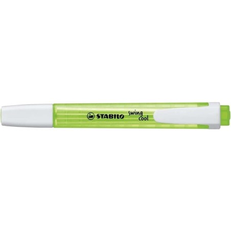 Stabilo Swing Cool Marcador Fluorescente - Corpo Plano - Ponta Biselada - Traço entre 1 e 4mm - Tinta com Base de Água