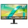 LG U4 Monitor 27" IPS FullHD 144Hz HDR10 FreeSync - Respuesta 5ms - 16:9 - HDMI, VGA - VESA 100x100mm