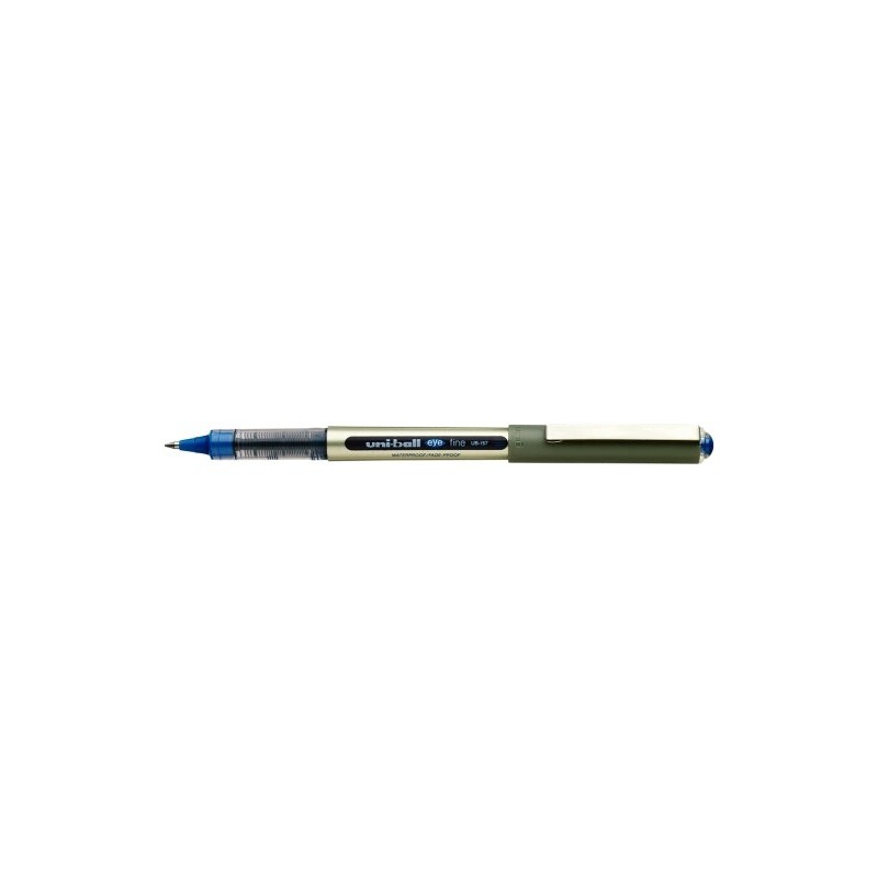 Uni-ball Eye Fine UB-157E Liquid Ink Pen - Ball Tip 0.7mm - Water and Light Resistant Ink - Ink Control System - Blue