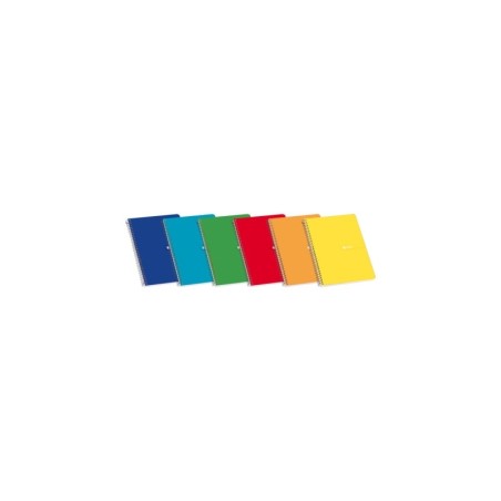 Enri Caderno Espiral Capa Mole 16º 4x4 80 Folhas - Tamanho Compacto - Papel de Alta Qualidade - Ideal para Tirar Notas e