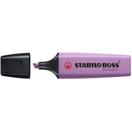 Stabilo Boss Naturecolors Wildflower Edition Surligneur Fluorescent - Tracé entre 2 et 5mm - Encre à Base d'Eau - Couleur Lilas