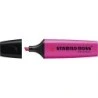 Stabilo Boss 70 Fluorescent Highlighter Marker - 2 to 5mm Line Width - Refillable - Water-Based Ink - Fluorescent Magenta