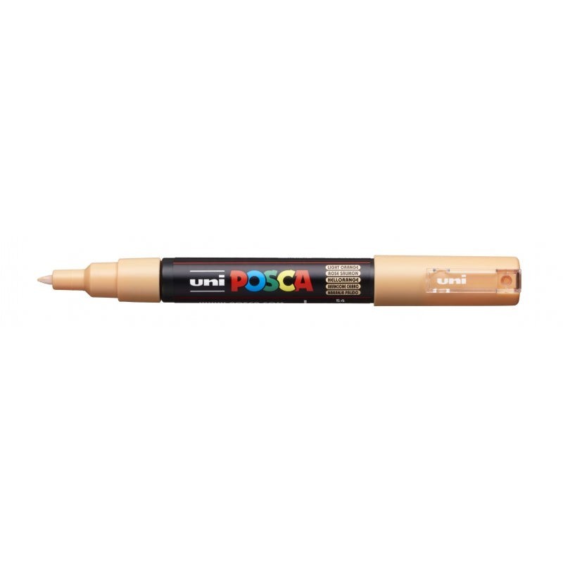 Posca PC-1MMarcador de Pintura - Punta Conica de Poliester 0.7mm - Tinta Base al Agua - No Permanente - Resistente a la Luz