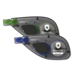 Bismark Correction Tape 5mm x 12m - Side Application - Transparent Body - Ergonomic Shape