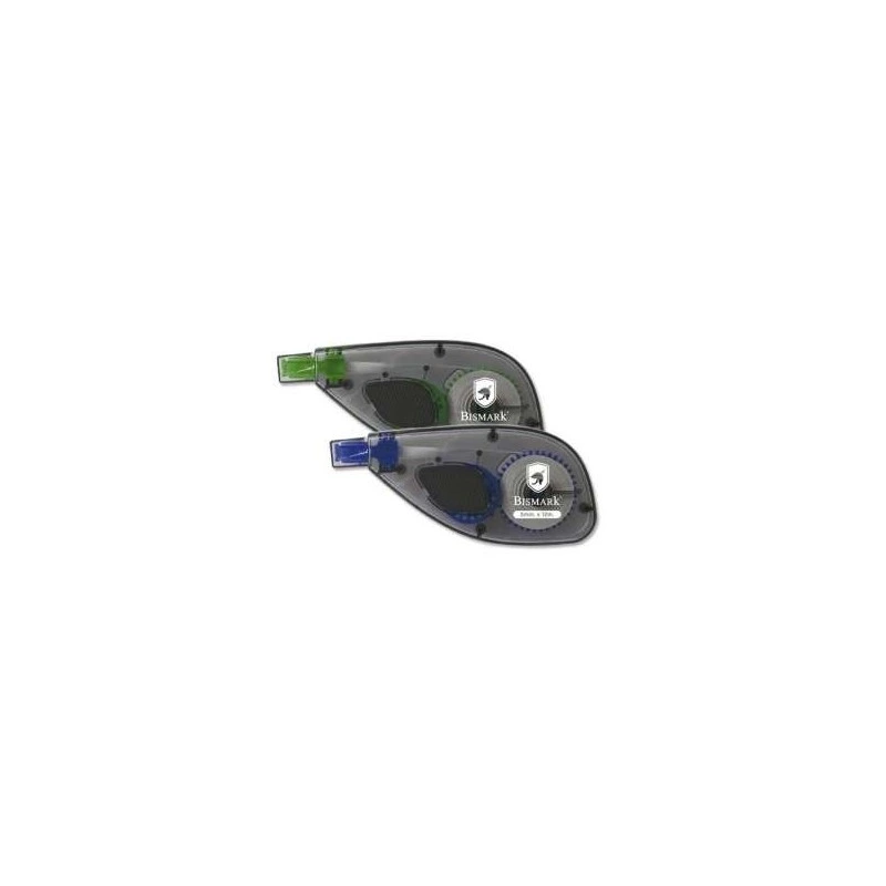 Bismark Correction Tape 5mm x 12m - Side Application - Transparent Body - Ergonomic Shape