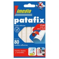 Imedio Patafix White Adhesive Putty - Strong, Clean and Removable - 80 Pieces
