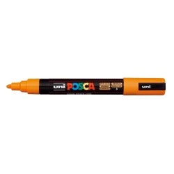 Posca PC-5M Marcador de Pintura - Ponta de Bala 1,8-2,5mm - Tinta Base de Água - Resistente à Luz - Não Permanente - Cor