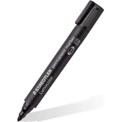 Staedtler Lumocolor 352 Marqueur Permanent - Pointe Ronde - Trait 2mm Environ - Capuchon avec Clip - Séchage Rapide - Couleur