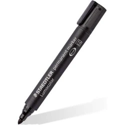 Staedtler Lumocolor 352 Marqueur Permanent - Pointe Ronde - Trait 2mm Environ - Capuchon avec Clip - Séchage Rapide - Couleur