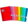 Oxford Stapled Notebook A5+ Seyes Ruling - 48 Sheets with Margin - Soft Cover - Ideal for Taking Notes - Assorted Colours