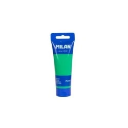 Milan Tube de Peinture Acrylique 75ml - Pigments de Haute Qualité - Mélangeable - Couleur Vert