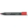 Staedtler Lumocolor 350 Permanent Marker - Chisel Tip approx. 2-5mm - Alcohol-Based Ink - Quick Drying - Colour Red