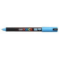 Posca PC-1MR Marqueur de Peinture - Pointe Roller en Fibre 0.7mm - Ligne Extrafine - Encre Pigmentée à Base d'Eau - Résistant à